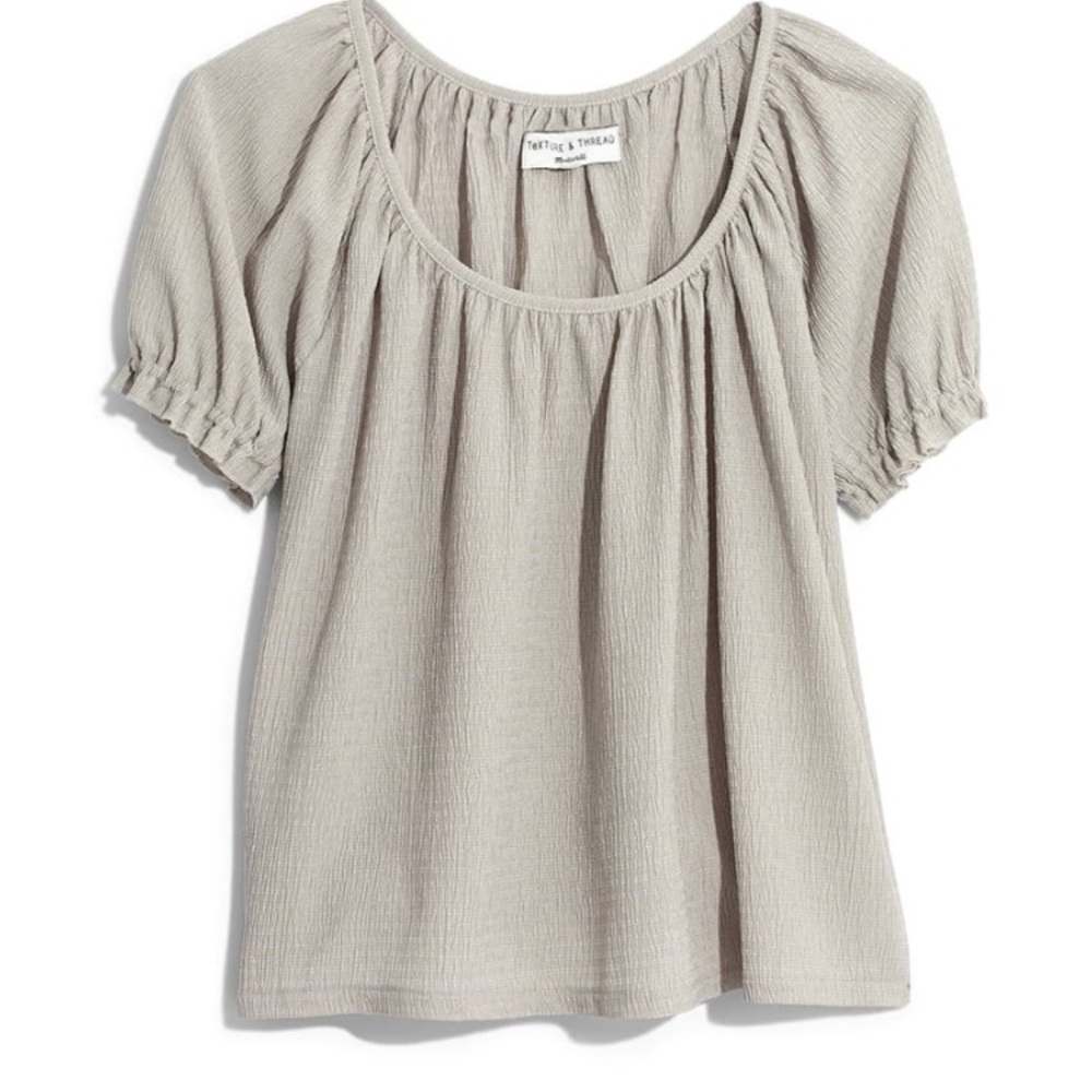 Madewell Texture & Thread Peasant Top